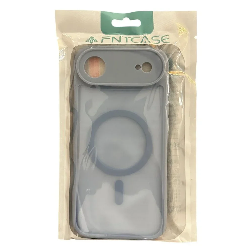iPhone Air Case Magnetic Full Covered Camera Screen Protector Shockproof Blue